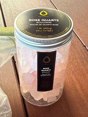Rose Quartz Boulders - Pink with Planter Fillers